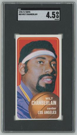 1970 Topps #50 Wilt Chamberlain SGC 4.5 VGEX+