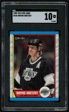 1989-90 O-Pee-Chee #156 Wayne Gretzky SGC 10 GEM MINT