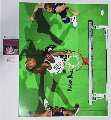 Robert Parish Autographed 16x20 Photo JSA