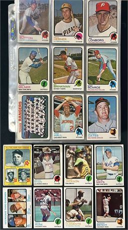1973 Topps Complete Set (1-660) w/ All 24 Team CL EX AVG & More! (READ)
