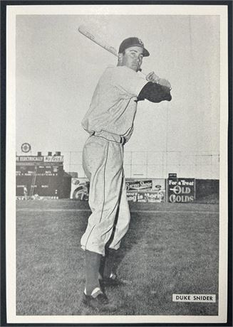 1954 All-Star Duke Snider Photo Pack RARE