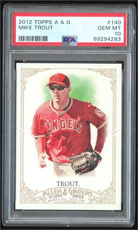 2012 Topps A & G #140 Mike Trout PSA 10 GEM MINT