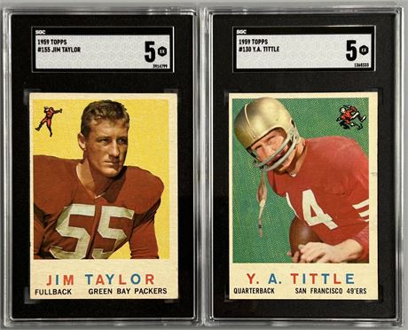 1959 Topps SGC 5 Graded Lot (2)