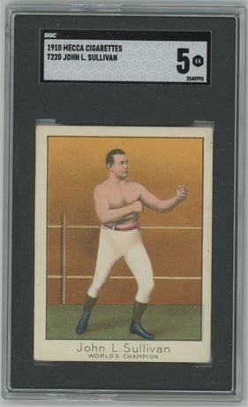 1910 Mecca T220 John L. Sullivan SGC 5 EX