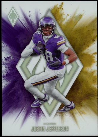 2025 Panini Phoenix #19 Justin Jefferson Color Blast SSP