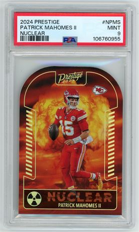 2024 Prestige Patrick Mahomes Nuclear SSP Case Hit PSA 9 MINT