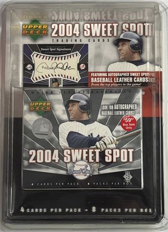 2004 Upper Deck Sweet Spot Look for Autographed Baseball Leather Cards
