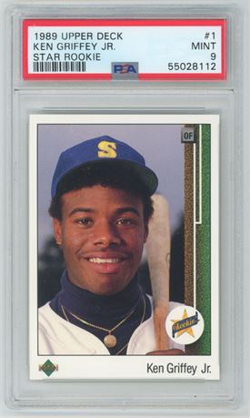 1989 Upper Deck #1 Ken Griffey Jr RC PSA 9 MINT