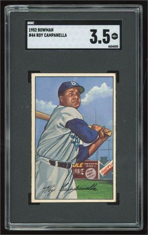 1952 Bowman #44 Roy Campanella SGC 3.5 VG+