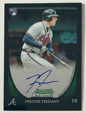 2011 Bowman Chrome #205 Freddie Freeman RC Auto