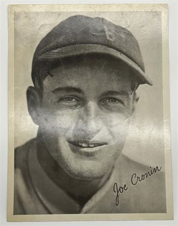 1936 R311 National Chicle Premium Glossy Joe Cronin 8x6