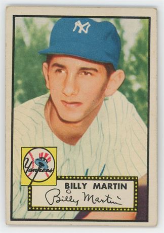 1952 Topps #175 Billy Martin RC VGEX (READ)