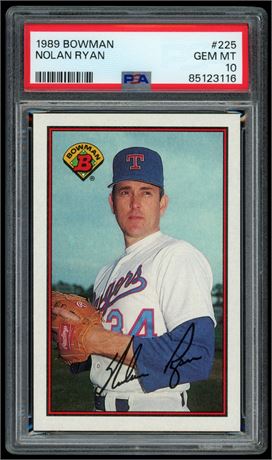 1989 Bowman #225 Nolan Ryan PSA 10 GEM MINT