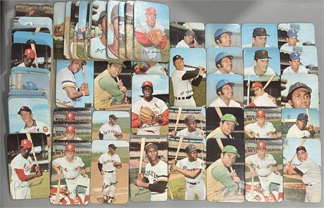 1971 Topps Super Baseball Lot (92) LOADED with Stars, Clemente, Aaron, Rose, etc