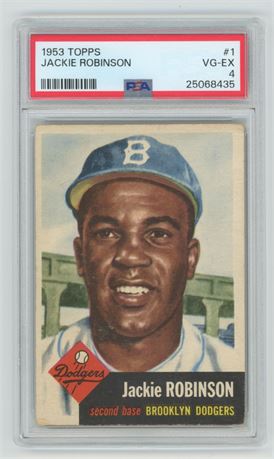 1953 Topps #1 Jackie Robinson PSA 4 VGEX