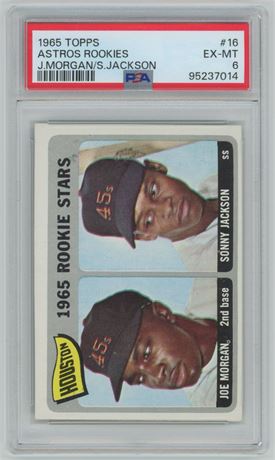 1965 Topps #16 Joe Morgan RC PSA 6 EXMT