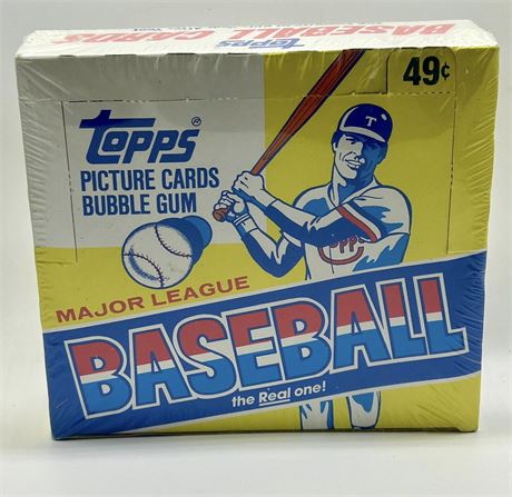 1983 Topps Unopened/Sealed Cello Box (24 ct, 672 cards)