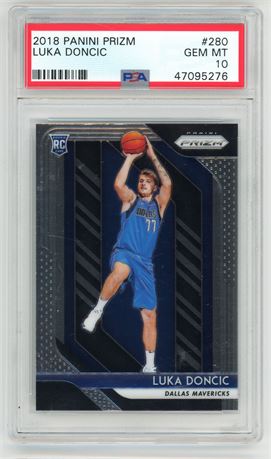2018 Panini Prizm #280 Luka Doncic RC PSA 10 GEM MINT