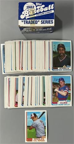 1982 Topps Traded Complete Set NM w/ Cal Ripken Jr RC (READ)