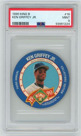 1990 King B #16 Ken Griffey Jr PSA 9 MINT Only 12 Higher