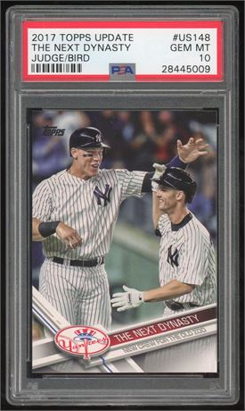 2017 Topps Update The Next Dynasty Judge/Bird PSA 10 GEM MINT