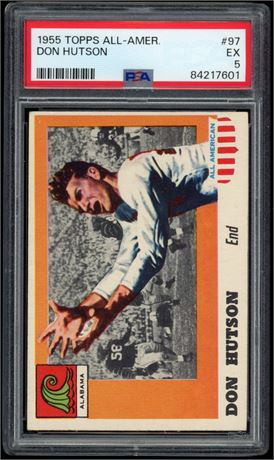 1955 Topps All-American #97 Don Hutson RC PSA 5
