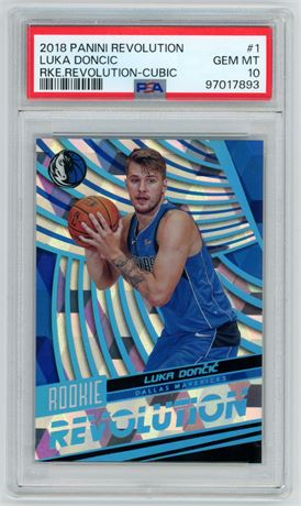 2018 Panini Revolution #1 Luka Doncic RC 20/50 PSA 10 GEM MINT Pop 20
