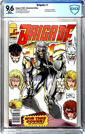 Brigade #1 CBCS 9.6 (1992) 1st Appearance of Genocide