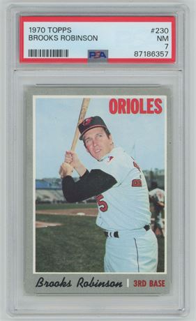 1970 Topps #230 Brooks Robinson PSA 7 NM