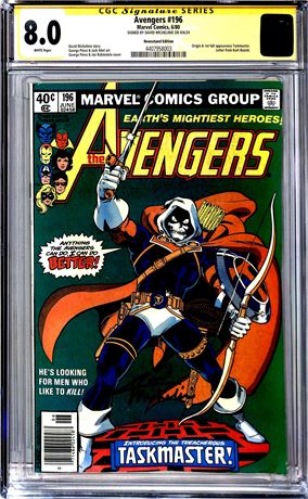 Avengers #196 (1980) CGC 8.0 Origin & 1st Full Taskmaster