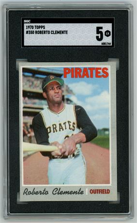 1970 Topps #350 Roberto Clemente SGC 5 EX