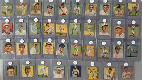 1933 Goudey TRIMMED Lot (38) w/ 12 HOF