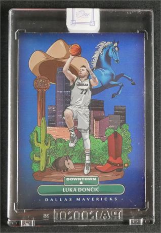 2021 Panini One and One #2 Luka Doncic Downtown Case Hit SSP Factory Sealed