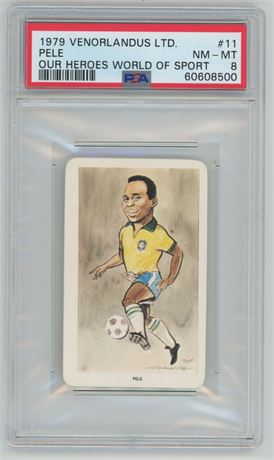 1979 Venorlandus LTD. #11 Pele PSA 8 NMMT