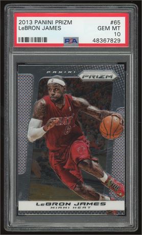 2013 Panini Prizm #65 LeBron James PSA 10 GEM MINT