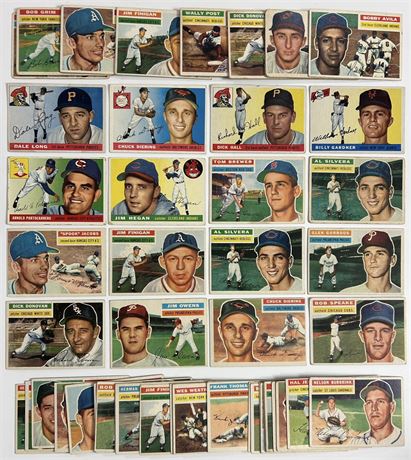 1955-1956 Topps Lot (63) VG AVG READ