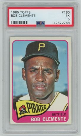 1965 Topps #160 Roberto Clemente PSA 5 EX