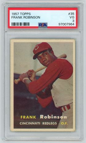 1957 Topps #35 Frank Robinson RC PSA 3 VG