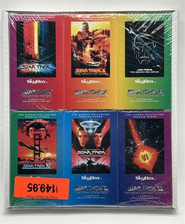 1994 Star Trek Movie Collector Set Trading Cards - Sealed