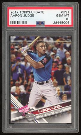 2017 Topps Update Aaron Judge RC PSA 10 GEM MINT