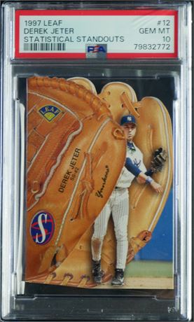 1997 Leaf #12 Derek Jeter Statistical Standouts 882/1000 PSA 10 GEM MINT (READ)