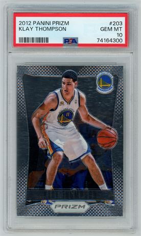 2012 Panini Prizm #203 Klay Thompson RC PSA 10 GEM MINT