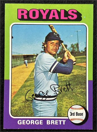 1975 Topps #228 George Brett RC EX-EXMT
