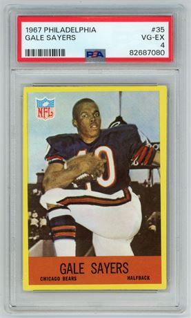 1967 Philadelphia #35 Gale Sayers PSA 4 VGEX