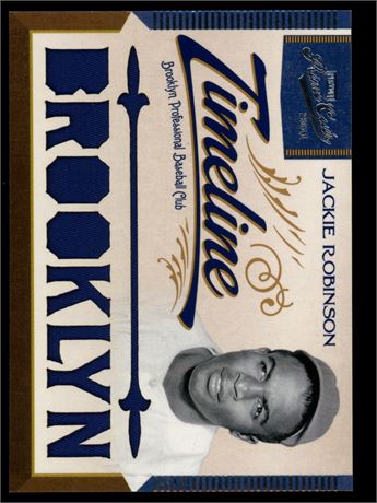 2011 Playoff Prime Cuts Jackie Robinson 9/25 Game-Used Patch