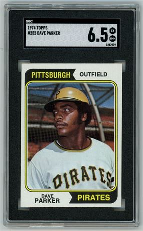 1974 Topps #252 Dave Parker RC SGC 6.5 EXMT+