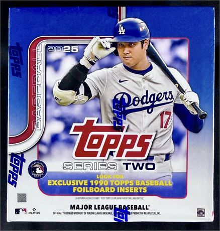 2025 Topps Baseball Series Two Mega Box Factory Sealed