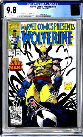 Marvel Comics Presents #118 Wolverine (1992) CGC 9.8 Flipbook