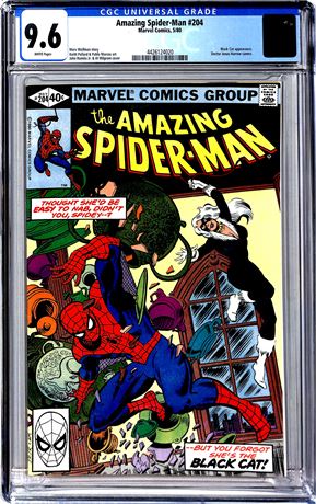 Amazing Spider-Man #204 (1980) CGC 9.6 Black Cat Appearance