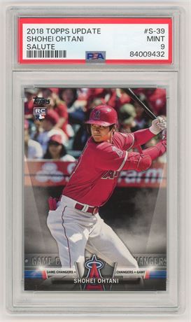 2018 Topps Update Shohei Ohtani RC Salute PSA 9 MINT